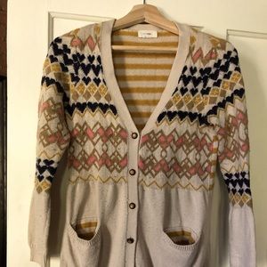 Anthropologie sweater/cardigan. Size medium